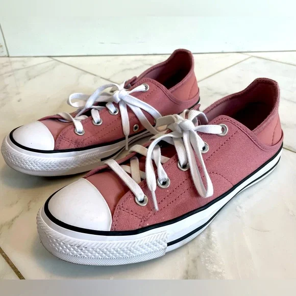 Converse CTAS dusty rose flat zero drop sneaker easy-step crush heel sz 8.5 wmn - Picture 1 of 10